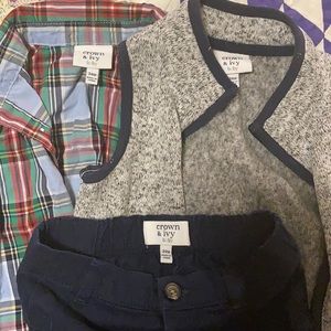 Crown and ivy 24 boys outfit